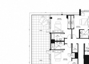 Floor plan Floor plan at The Bravern, Bellevue, WA, 98004